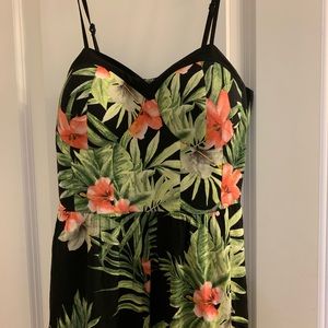 Xhilaration Floral Jumpsuit